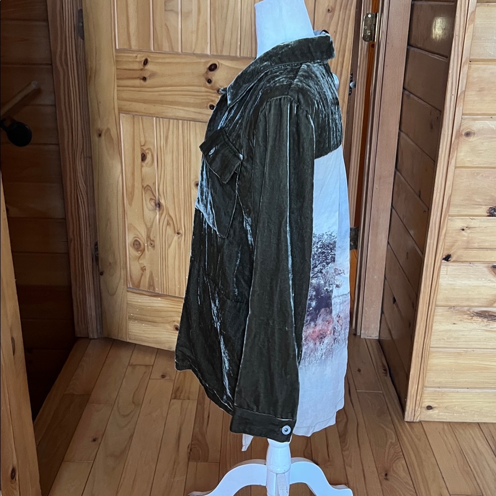 Aratta silent journey deer velvet burnout shirt oversized - Picture 3 of 12